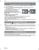 Предварительный просмотр 40 страницы Panasonic DMC-TS1D - Lumix Digital Camera Operating Instructions Manual