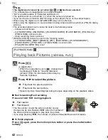 Предварительный просмотр 42 страницы Panasonic DMC-TS1D - Lumix Digital Camera Operating Instructions Manual