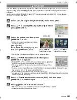 Предварительный просмотр 101 страницы Panasonic DMC-TS1D - Lumix Digital Camera Operating Instructions Manual