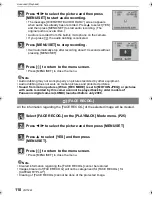 Предварительный просмотр 110 страницы Panasonic DMC-TS1D - Lumix Digital Camera Operating Instructions Manual