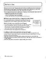 Preview for 8 page of Panasonic DMC-TS25R Basic Owner'S Manual