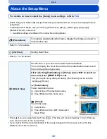 Preview for 42 page of Panasonic DMC-TS25R Owner'S Manual