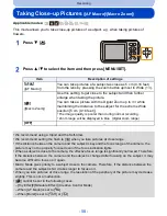 Preview for 58 page of Panasonic DMC-TS25R Owner'S Manual