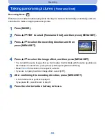 Preview for 69 page of Panasonic DMC-TS25R Owner'S Manual