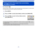 Preview for 72 page of Panasonic DMC-TS25R Owner'S Manual