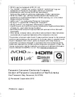 Предварительный просмотр 44 страницы Panasonic DMC-TS2A Basic Operating Instructions Manual