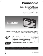 Предварительный просмотр 1 страницы Panasonic DMC-TS3D Basic Owner'S Manual