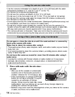 Предварительный просмотр 14 страницы Panasonic DMC-TS3D Basic Owner'S Manual