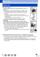 Preview for 16 page of Panasonic DMC-TZ100 Operating Instructions Manual