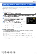 Preview for 70 page of Panasonic DMC-TZ100 Operating Instructions Manual