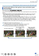 Preview for 106 page of Panasonic DMC-TZ100 Operating Instructions Manual