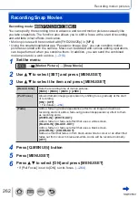 Preview for 262 page of Panasonic DMC-TZ100 Operating Instructions Manual