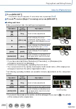 Preview for 285 page of Panasonic DMC-TZ100 Operating Instructions Manual