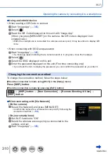 Preview for 310 page of Panasonic DMC-TZ100 Operating Instructions Manual