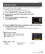 Preview for 23 page of Panasonic DMC-TZ101 Basic Operating Instructions Manual