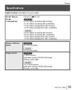 Preview for 55 page of Panasonic DMC-TZ101 Basic Operating Instructions Manual