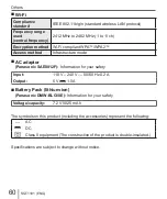 Preview for 60 page of Panasonic DMC-TZ101 Basic Operating Instructions Manual