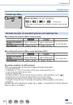 Предварительный просмотр 32 страницы Panasonic DMC-TZ110 Operating Instructions For Advanced Features