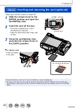 Предварительный просмотр 36 страницы Panasonic DMC-TZ110 Operating Instructions For Advanced Features