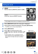 Предварительный просмотр 42 страницы Panasonic DMC-TZ110 Operating Instructions For Advanced Features