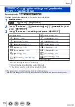 Предварительный просмотр 75 страницы Panasonic DMC-TZ110 Operating Instructions For Advanced Features