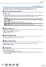 Предварительный просмотр 84 страницы Panasonic DMC-TZ110 Operating Instructions For Advanced Features