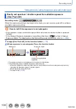 Предварительный просмотр 108 страницы Panasonic DMC-TZ110 Operating Instructions For Advanced Features
