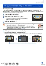 Предварительный просмотр 112 страницы Panasonic DMC-TZ110 Operating Instructions For Advanced Features