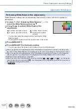 Предварительный просмотр 137 страницы Panasonic DMC-TZ110 Operating Instructions For Advanced Features