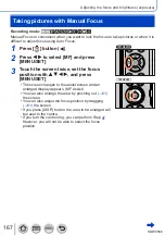 Предварительный просмотр 167 страницы Panasonic DMC-TZ110 Operating Instructions For Advanced Features