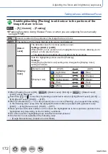 Предварительный просмотр 172 страницы Panasonic DMC-TZ110 Operating Instructions For Advanced Features