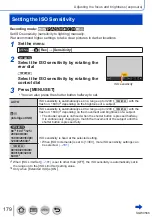 Предварительный просмотр 179 страницы Panasonic DMC-TZ110 Operating Instructions For Advanced Features