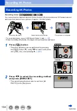 Предварительный просмотр 184 страницы Panasonic DMC-TZ110 Operating Instructions For Advanced Features