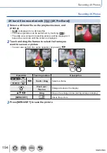 Предварительный просмотр 194 страницы Panasonic DMC-TZ110 Operating Instructions For Advanced Features