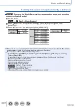 Предварительный просмотр 207 страницы Panasonic DMC-TZ110 Operating Instructions For Advanced Features