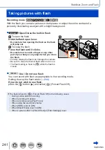 Предварительный просмотр 241 страницы Panasonic DMC-TZ110 Operating Instructions For Advanced Features