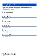 Предварительный просмотр 265 страницы Panasonic DMC-TZ110 Operating Instructions For Advanced Features