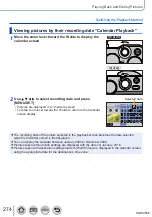 Предварительный просмотр 274 страницы Panasonic DMC-TZ110 Operating Instructions For Advanced Features