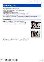 Предварительный просмотр 277 страницы Panasonic DMC-TZ110 Operating Instructions For Advanced Features