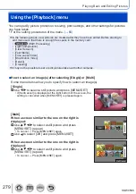Предварительный просмотр 279 страницы Panasonic DMC-TZ110 Operating Instructions For Advanced Features