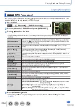 Предварительный просмотр 284 страницы Panasonic DMC-TZ110 Operating Instructions For Advanced Features