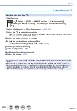 Предварительный просмотр 326 страницы Panasonic DMC-TZ110 Operating Instructions For Advanced Features