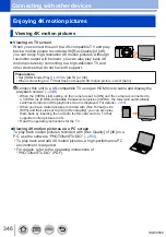 Предварительный просмотр 346 страницы Panasonic DMC-TZ110 Operating Instructions For Advanced Features