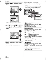 Preview for 20 page of Panasonic DMC-TZ1K Operating Instructions Manual