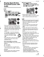 Preview for 69 page of Panasonic DMC-TZ1K Operating Instructions Manual