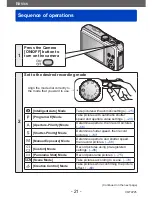 Предварительный просмотр 21 страницы Panasonic DMC-TZ35 Operating Instructions Manual