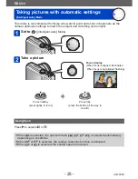 Предварительный просмотр 25 страницы Panasonic DMC-TZ35 Operating Instructions Manual