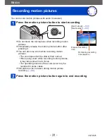 Предварительный просмотр 31 страницы Panasonic DMC-TZ35 Operating Instructions Manual