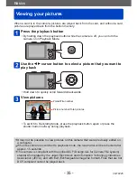 Предварительный просмотр 35 страницы Panasonic DMC-TZ35 Operating Instructions Manual