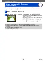 Предварительный просмотр 64 страницы Panasonic DMC-TZ35 Operating Instructions Manual